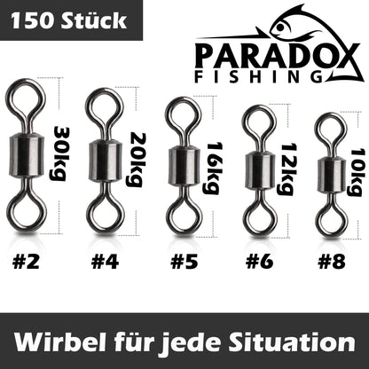 Tönnchen Wirbel Set #2-#8 150 Stück