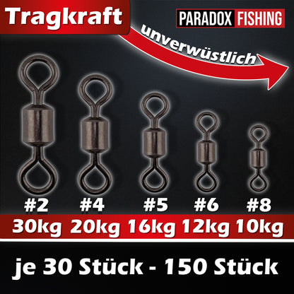 Tönnchen Wirbel Set #2-#8 150 Stück