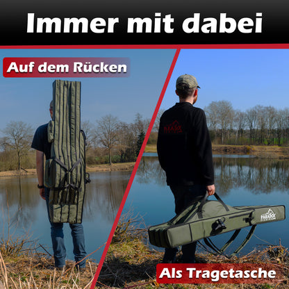 Rutentasche 3/4 Kammern 150cm/160cm/190cm Grün