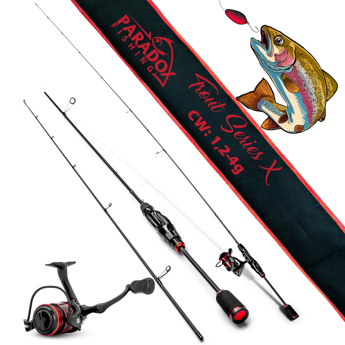 Trout Series X UL-Rute 1,85m 1,2-4g Forellenrute