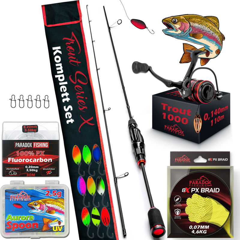 Trout Series X UL-Rute 1,85m 1,2-4g Ultralight Forellenrute