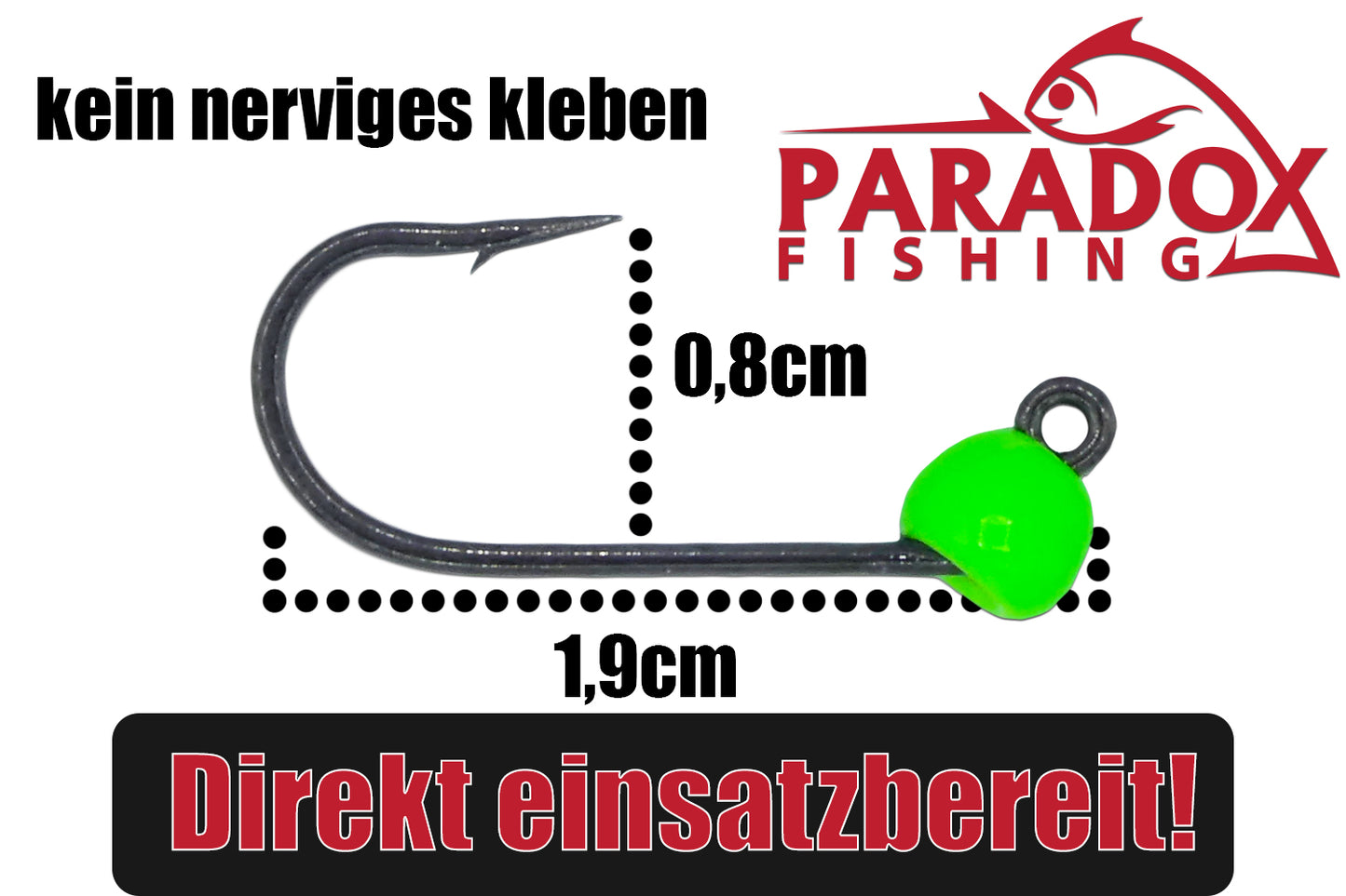 Micro Tungsten Jighaken #6 0,3g-1,2g 25 Stück