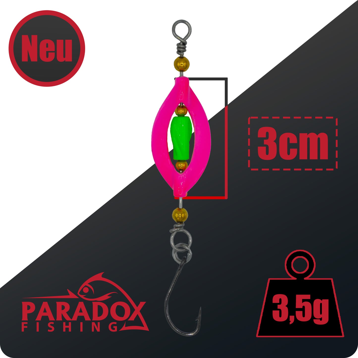 Forellen Twister Spinner Set 3,5g 5 Stück