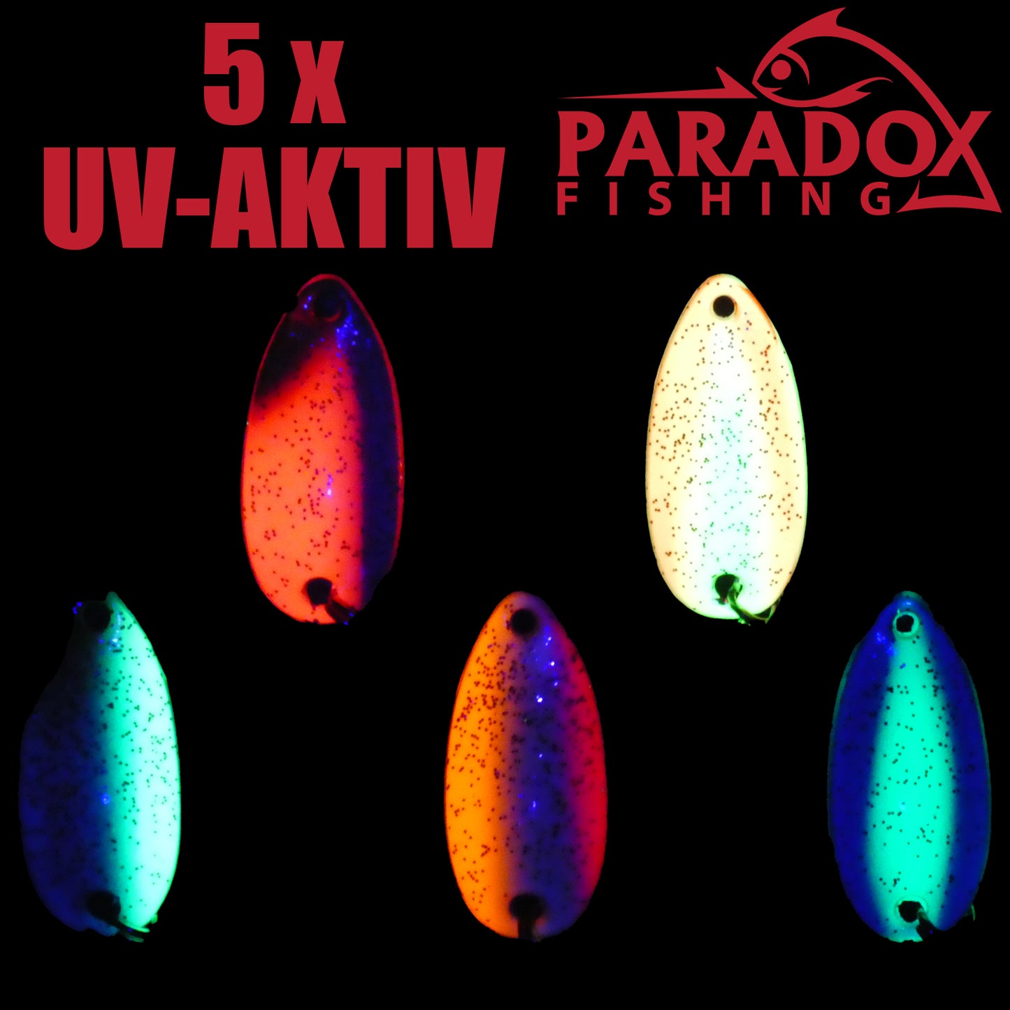 Forellen Spoon 3,5g Set 5 Stück