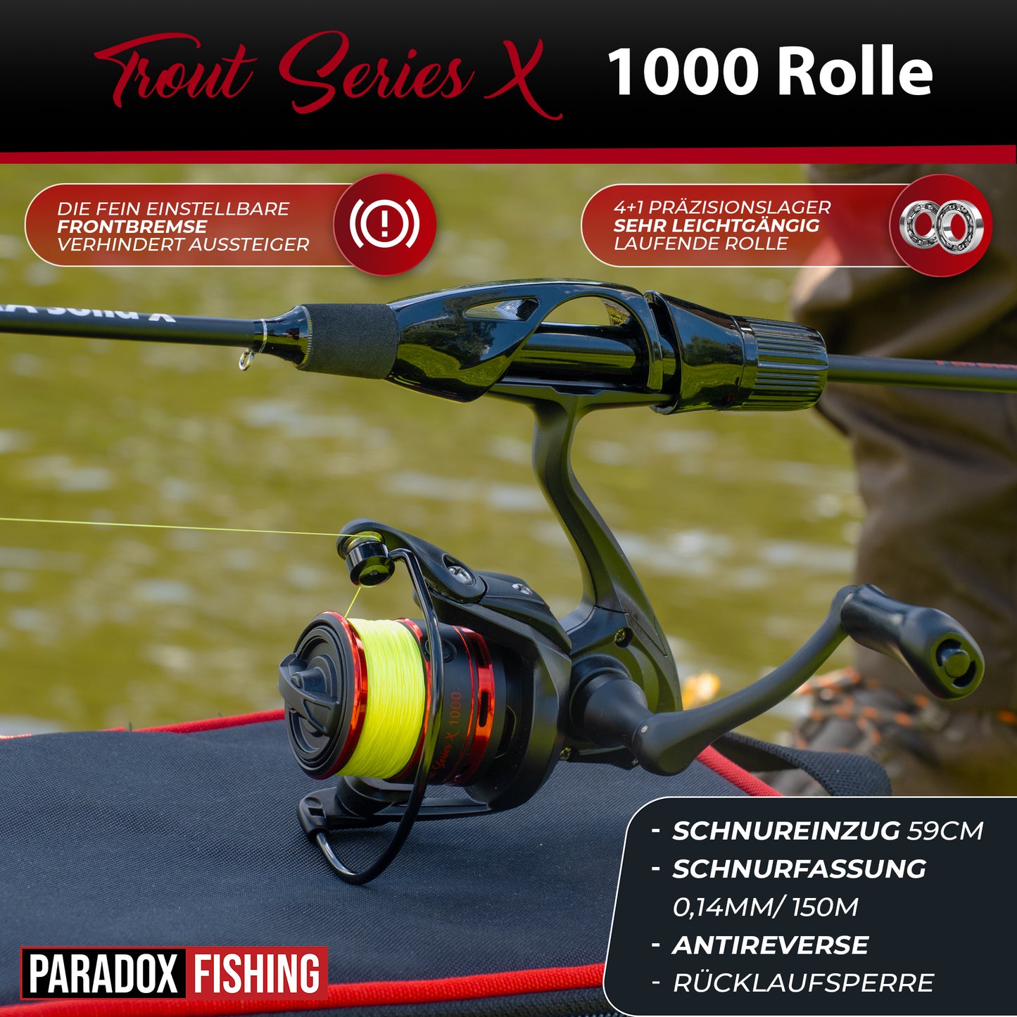 Ultra Solid X Rute 1,97m | 1-4g Ultralight Forellenrute