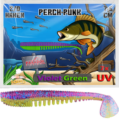 Perch Punk Barsch Gummifische 7,5cm - verschiedene Farben