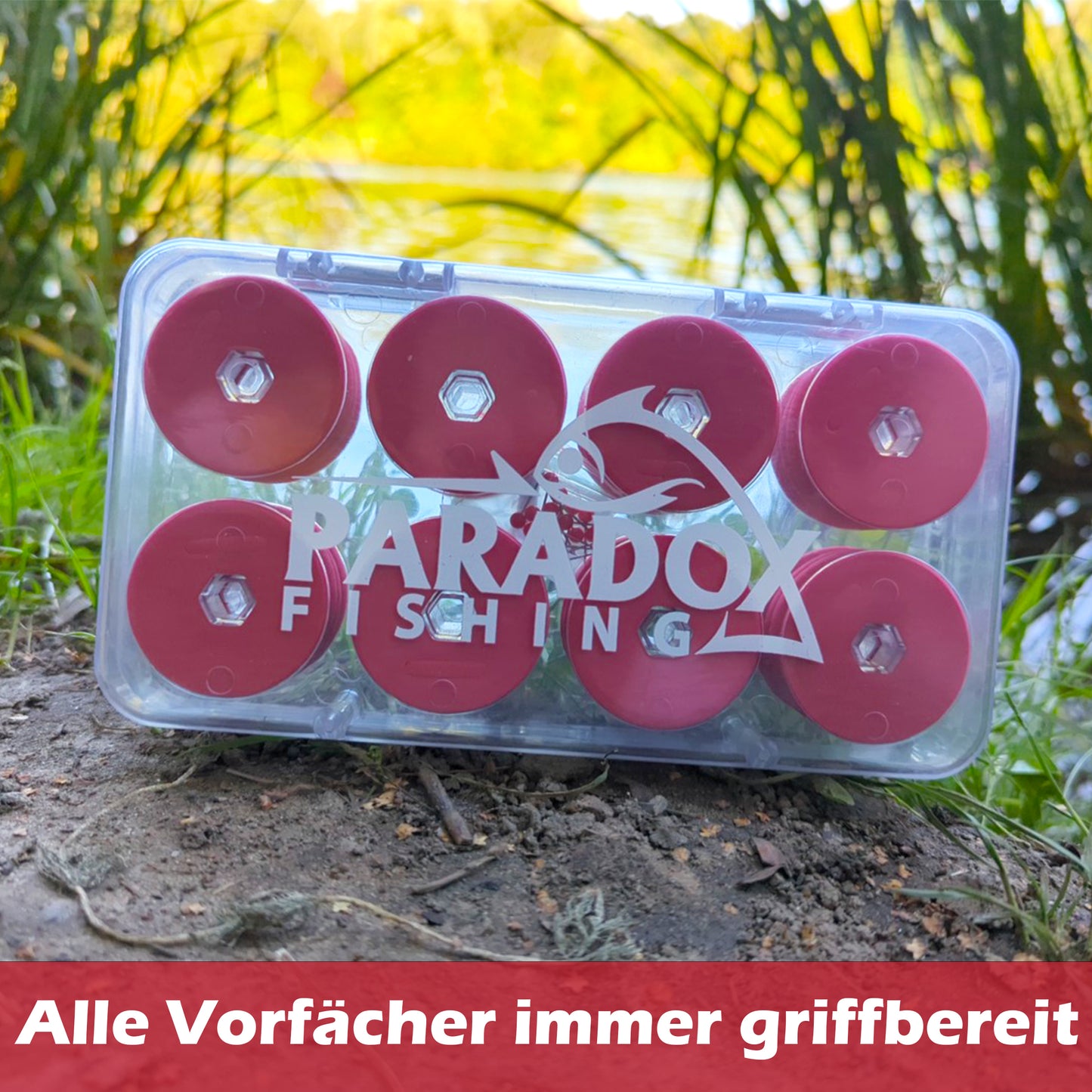 Vorfachbox mit 16 Wickeln