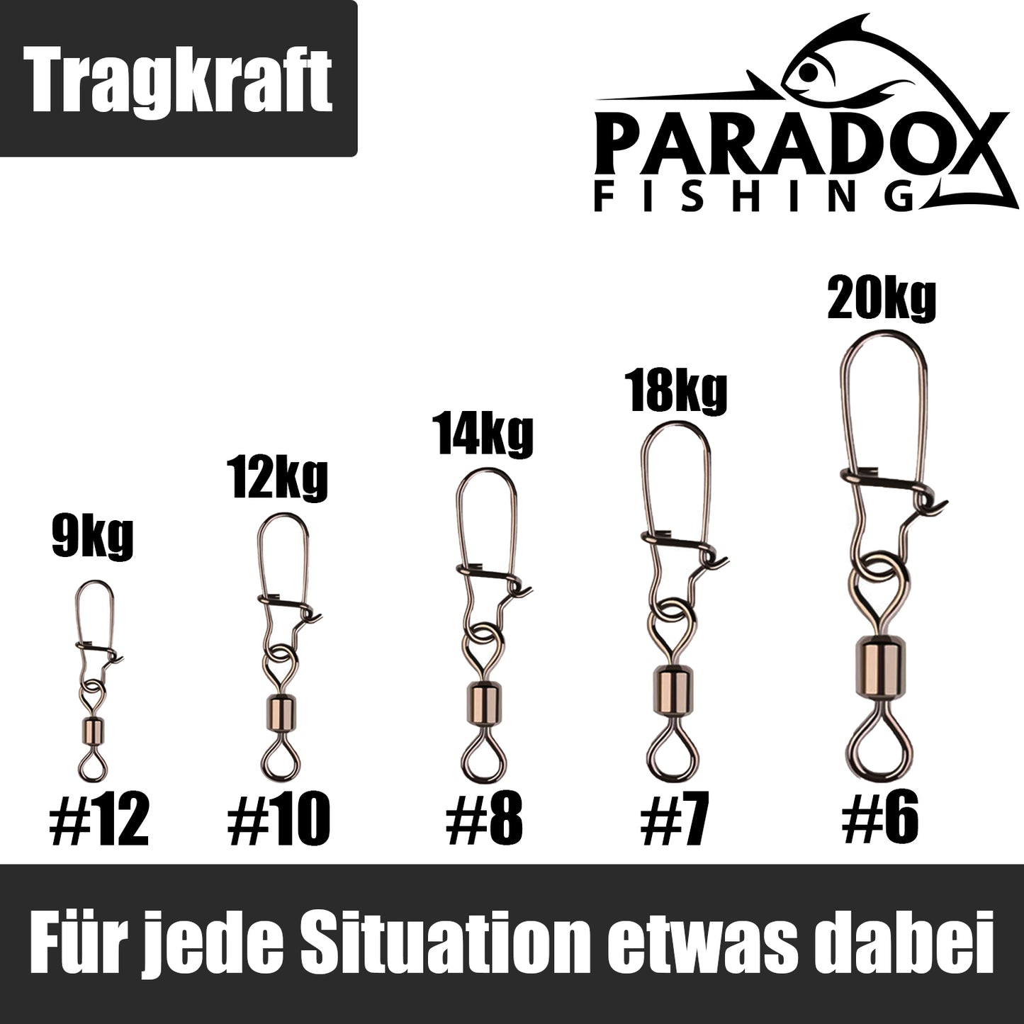 Wirbel Set #4-#10 100 Stück