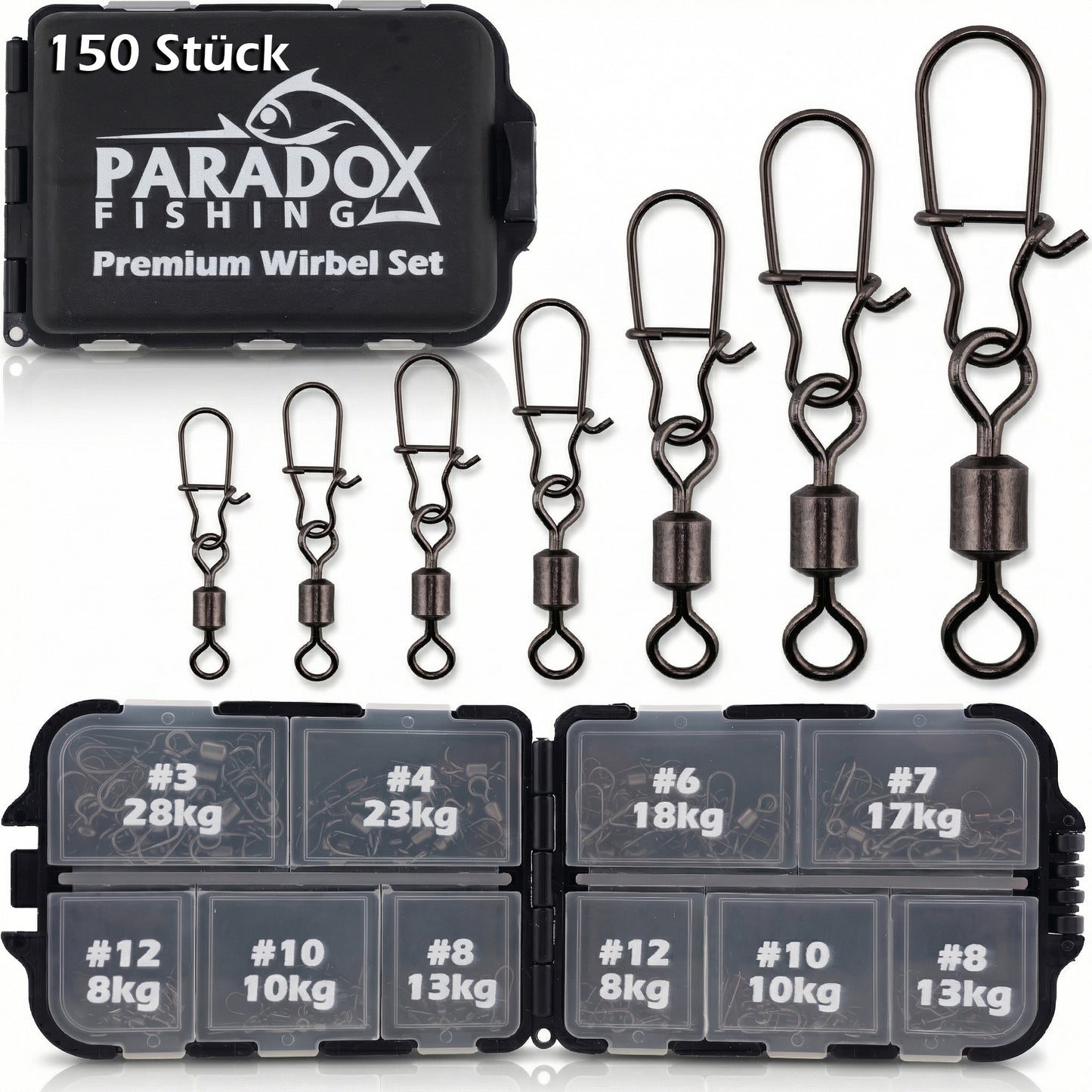 Duo-Lock Wirbel Set #3-#12 150 Stück