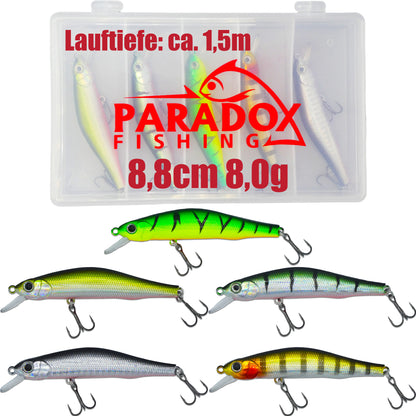 Wobbler Set 5 Stück 8,8cm 8,0g schwimmend