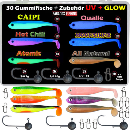 PX Zander Shad Gummifisch 10cm - verschiedene Farben
