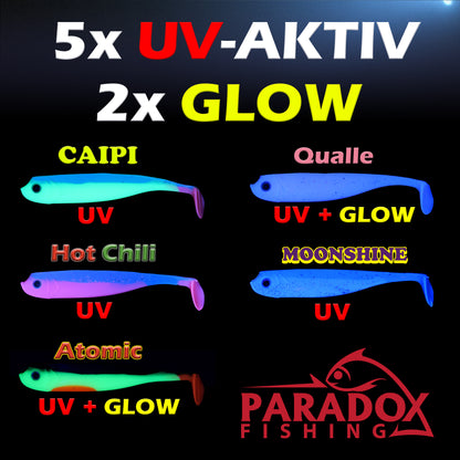 PX Zander Shad Gummifisch 10cm - verschiedene Farben