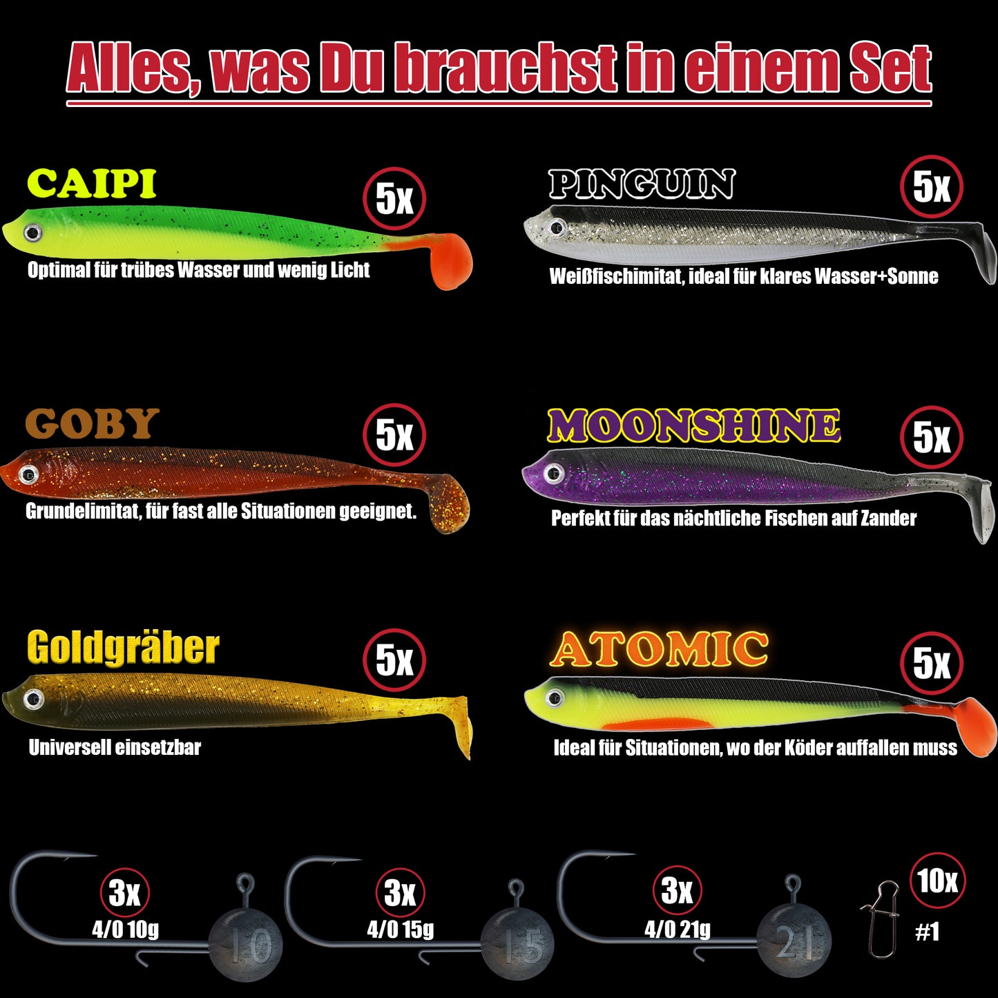 PX Zander Shad Gummifisch 13cm