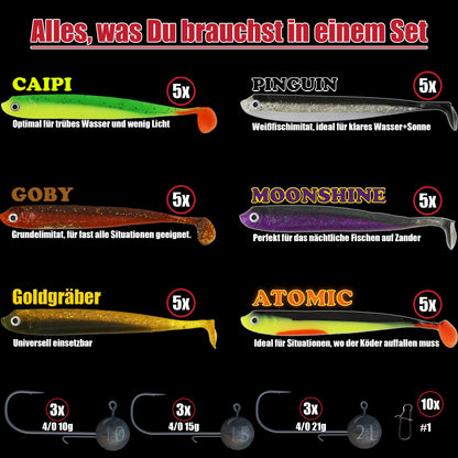 PX Zander Shad Gummifisch 13cm