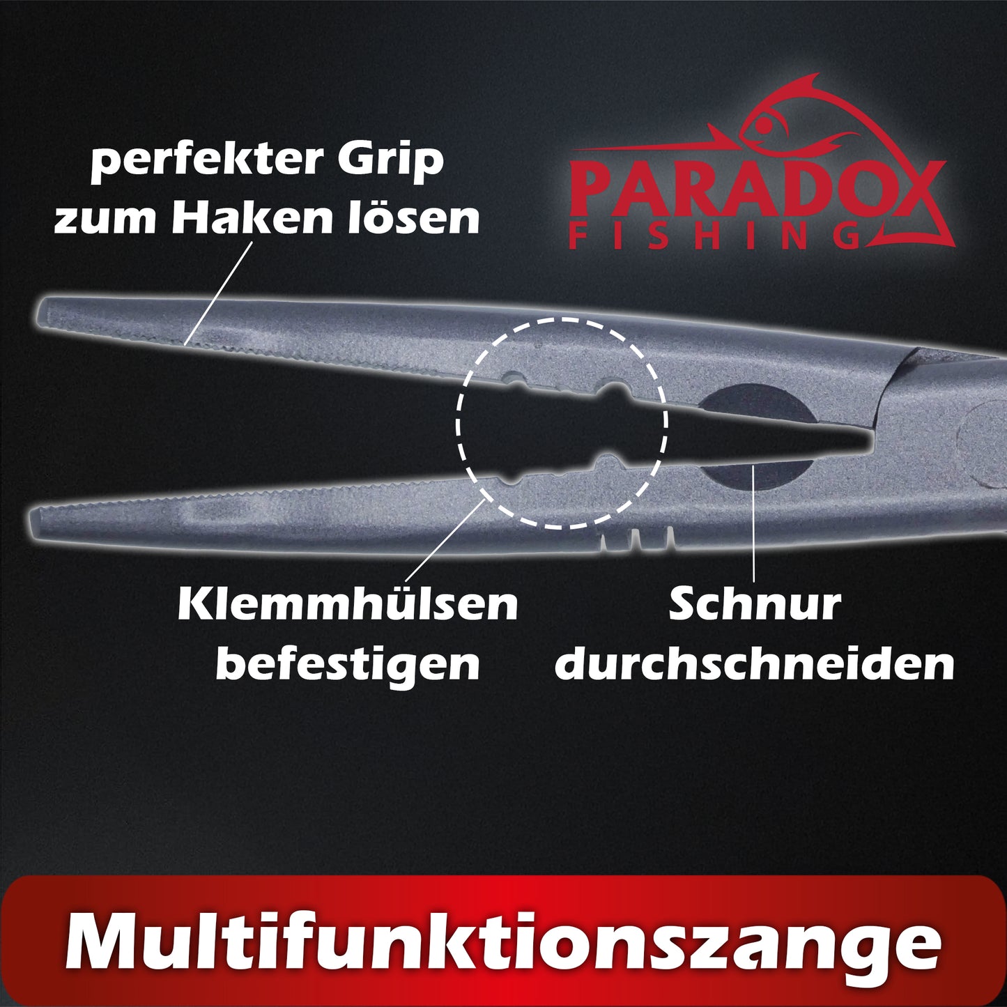 Raubfisch Hakenlöse Zange 22cm