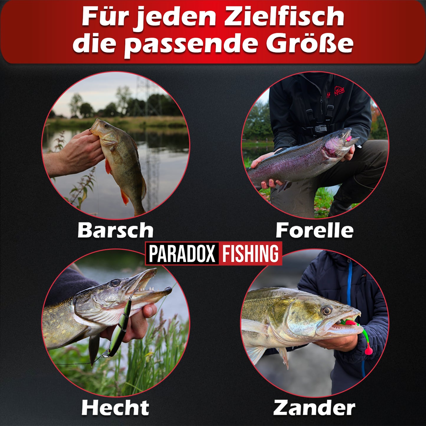 Dreifach Wirbel Set 45 Stück #10-#20