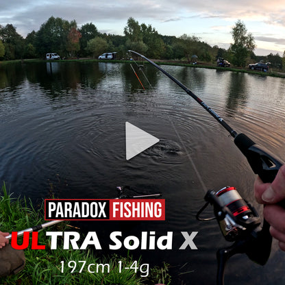 Ultra Solid X Rute 1,97m | 1-4g Ultralight Forellenrute mit Solid Tip Spitze