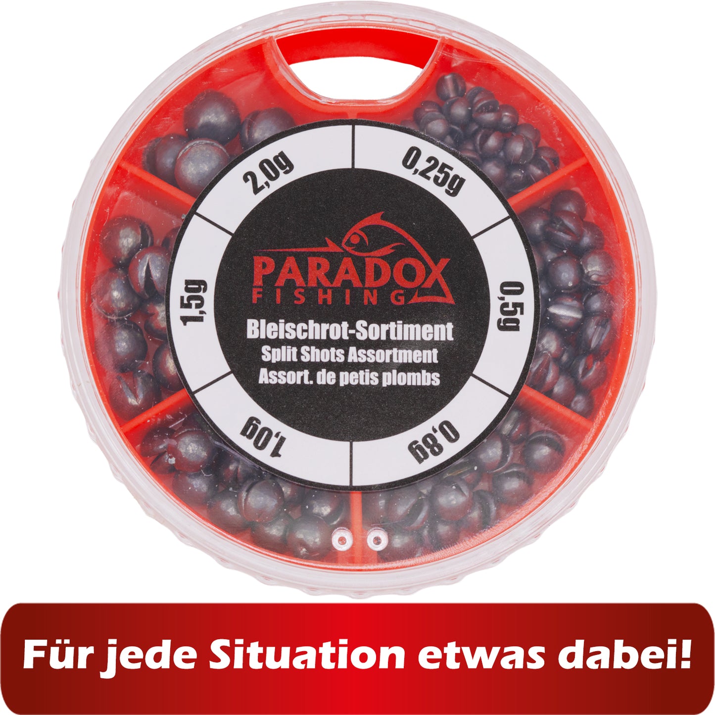 Schrotblei Blei-Schrot Sortimente 0,1g-2,0g